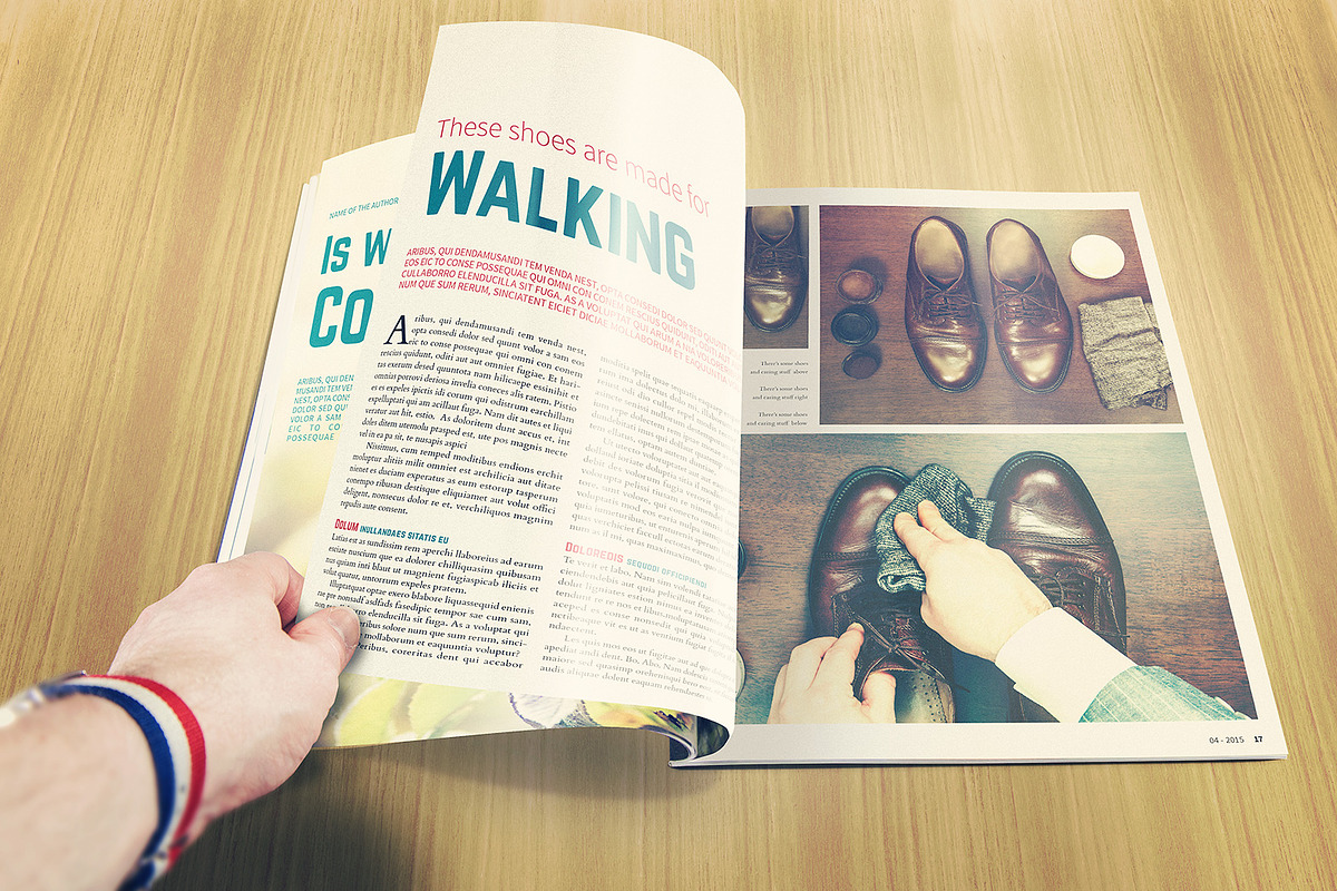 Makasiini - Indesign mag template, a Magazine Template by Mikko Lemola (Photo 2 of 5)