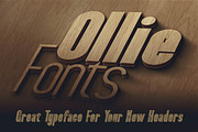 Ollie Typeface, a Sans Serif Font by Cruzine (Thumbnail 4 of 5)