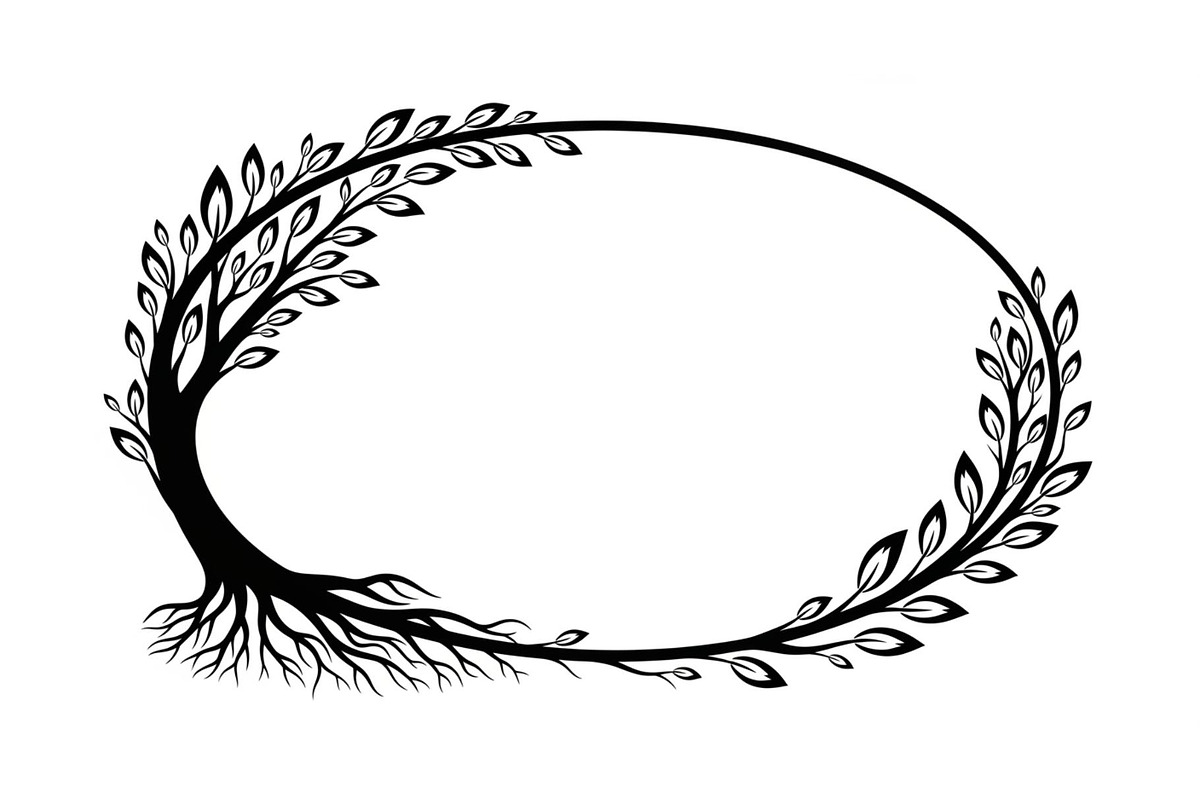 Nature Wreath Frame Vector Bundle, an Illustration by jahid234 (Photo 16 of 51)