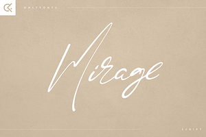 Mirage - Creative Script Font