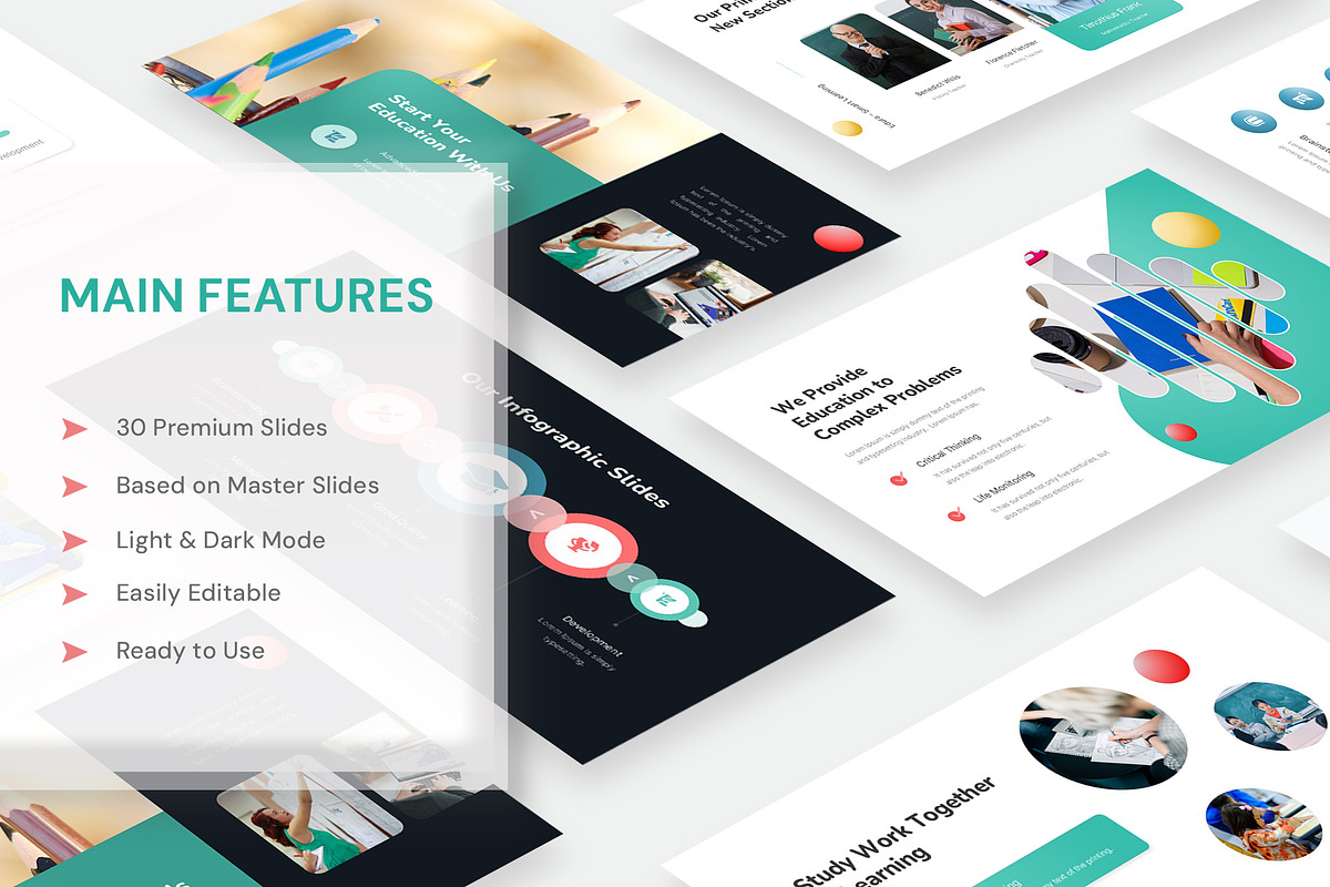 Education Google Slides Template, a Presentation Template by New Coral Design (Photo 2 of 6)