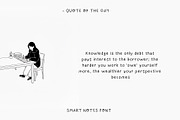 SMART NOTES - notetaking font, a Handwritten Font by Ashiya Pixel (Thumbnail 6 of 11)