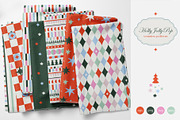 Holly Jolly Pop - Seamless Patterns, a Pattern Graphic by InaCorart (Thumbnail 1 of 9)