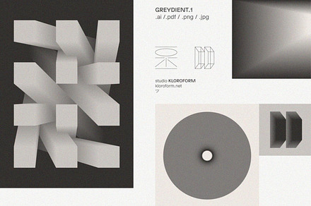 Greydient 1, a Background Graphic by kloroform