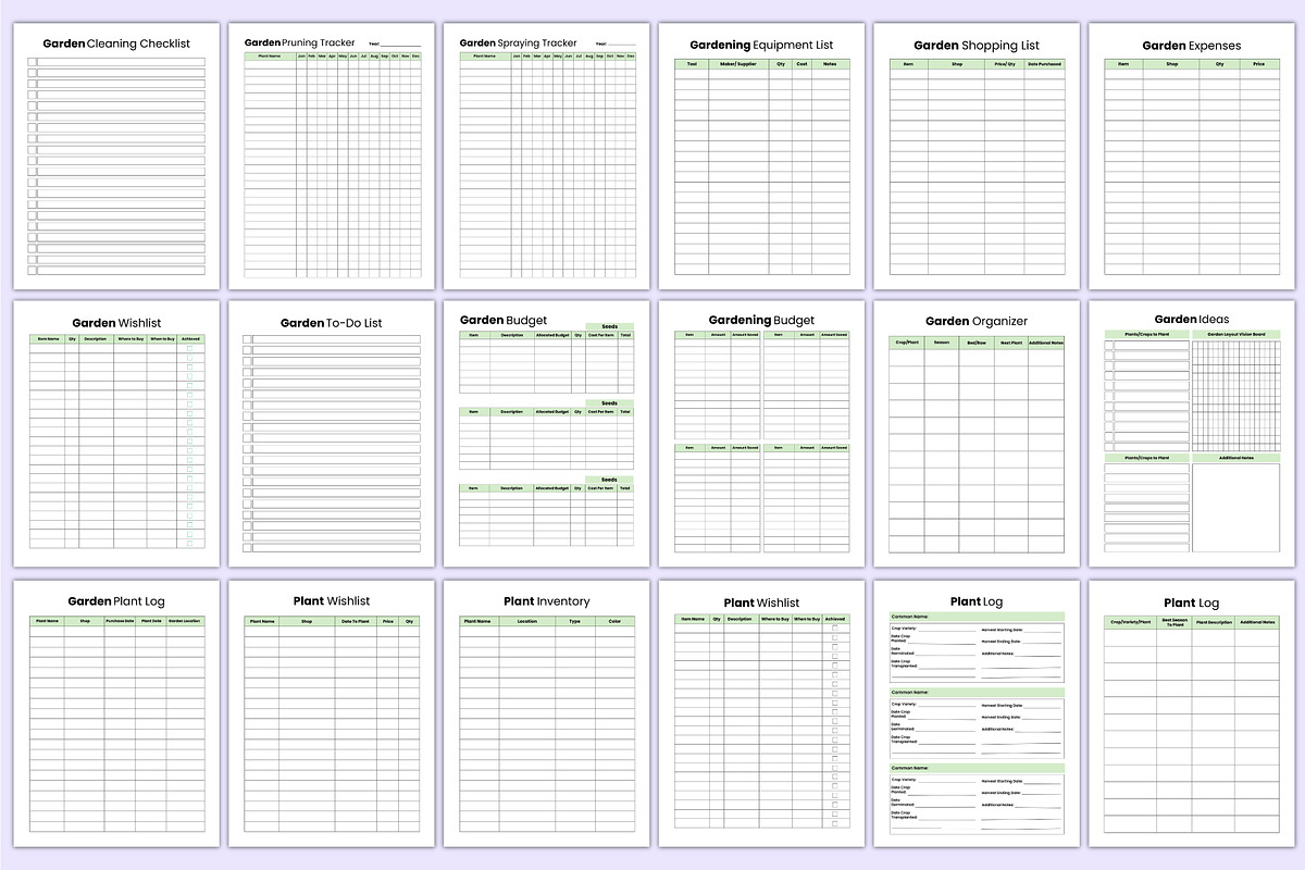 2025 Garden Planner Bundle Canva Kdp, a Stationery Template by Mustafiz (Photo 4 of 7)