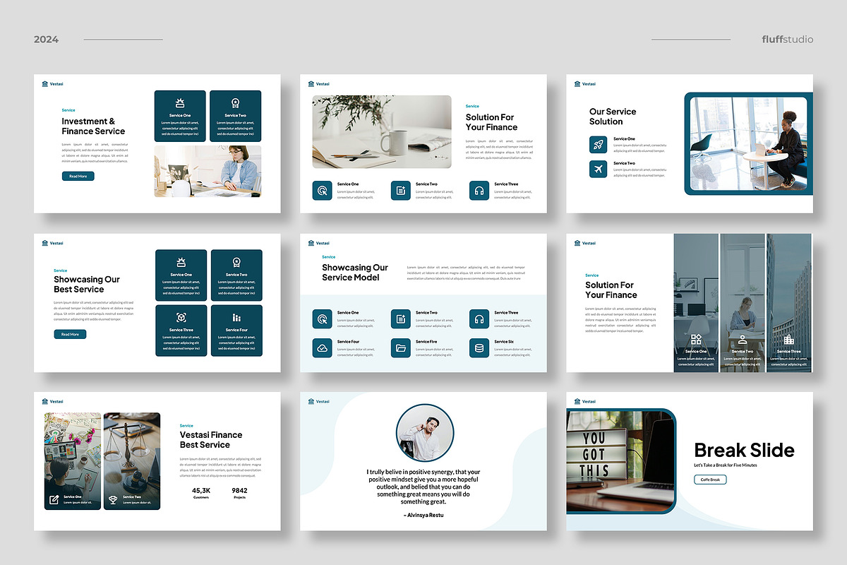 Investment & Finance Powerpoint, a Presentation Template by fluffstudio (Photo 4 of 6)