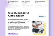 Creative Business Landing Page, a Landing Page Template by CreativeShaper (Thumbnail 4 of 6)