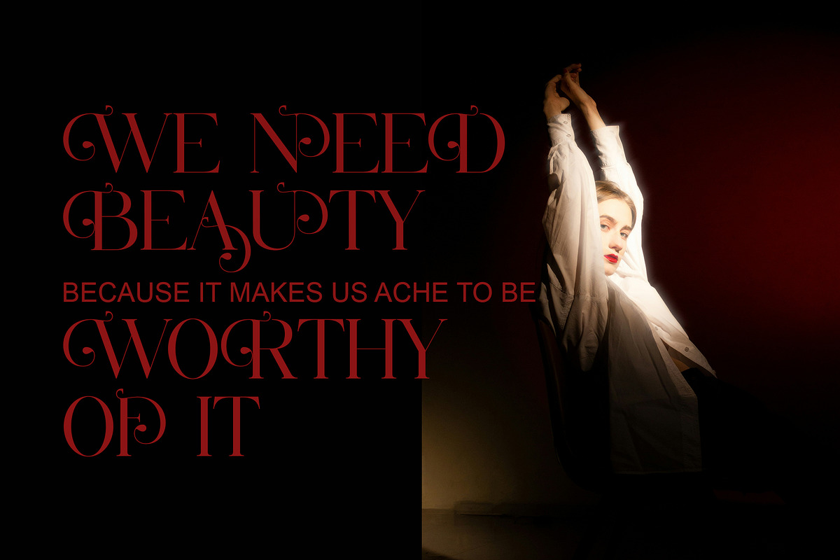 Belvind Modern Elegant Serif Font, a Serif Font by Alfinart (Photo 3 of 11)