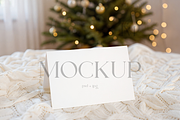 Winter 5x3.5 Card PSD Mockup, a Product Mockup by TatiMockup (Thumbnail 1 of 4)
