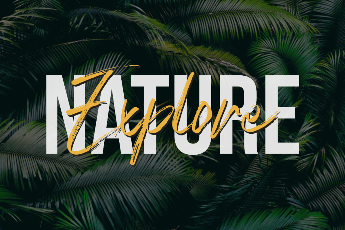 Silence - Textured Font, a Script Font by Vava Aryanto (Photo 2 of 10)