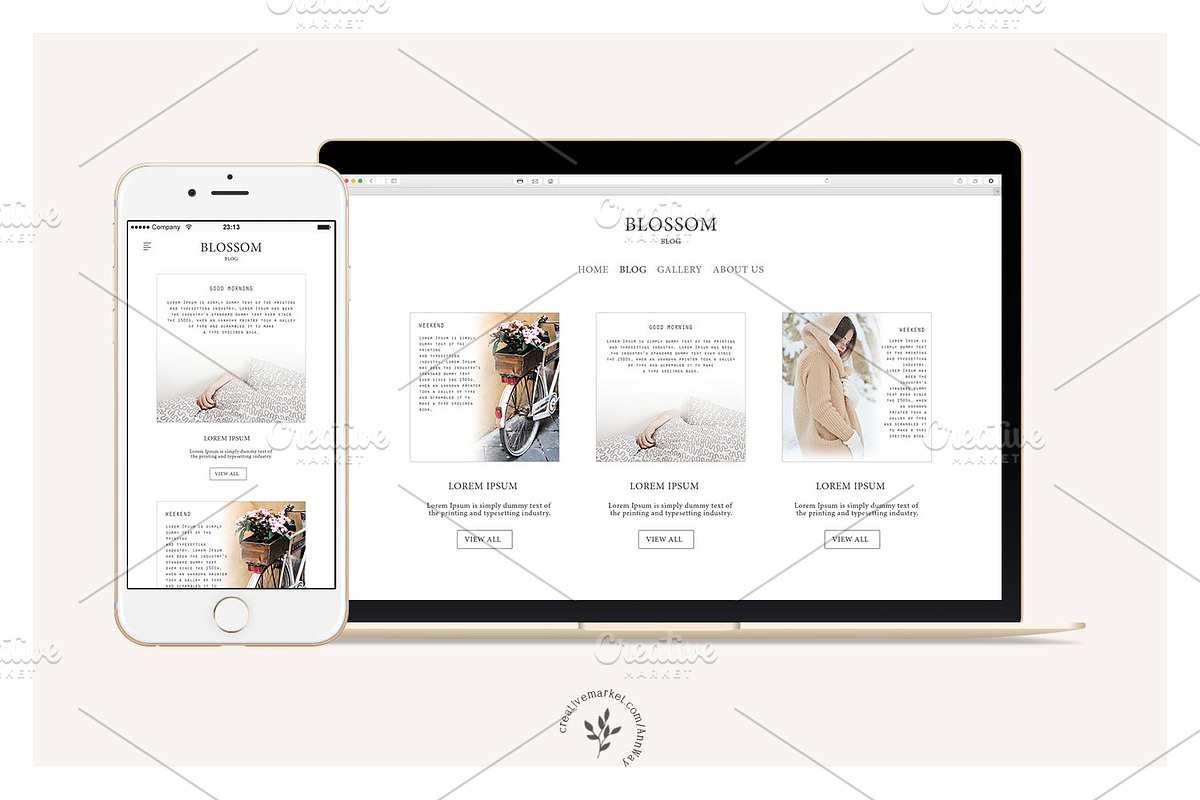 Social Media Pack / Kit 2, a Social Media Template by Blossom (Photo 7 of 7)