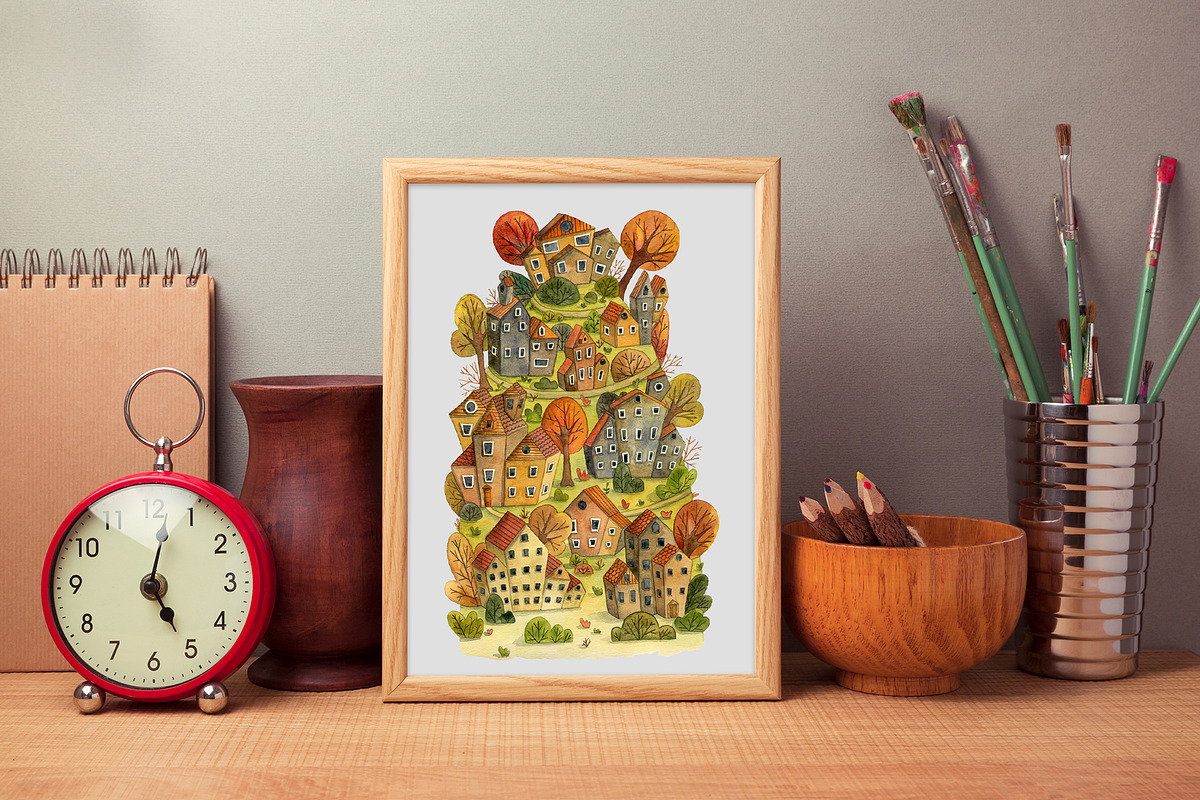 Sweet home posters, a Decorative Illustration by kateja (Photo 4 of 4)
