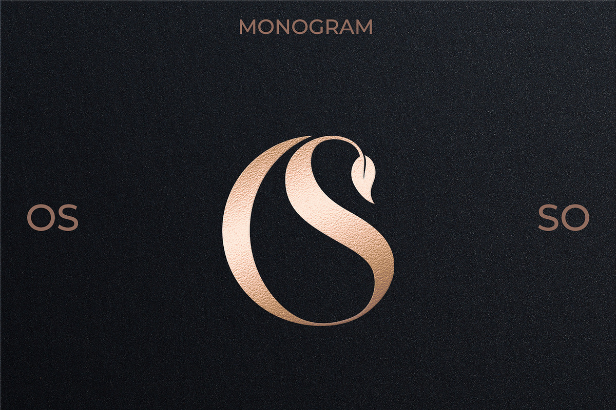 OS SO Wedding Monogram Logo, a Branding & Logo Template by LogoAV (Photo 4 of 6)
