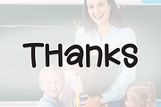 Happy Teacher | Script Font, a Script Font by Scratchones (Thumbnail 8 of 8)