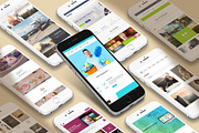 3D iPhone Presentation Mock-Up Bun 3, an iPhone Mockup by Graphicsworld125 (Thumbnail 3 of 15)