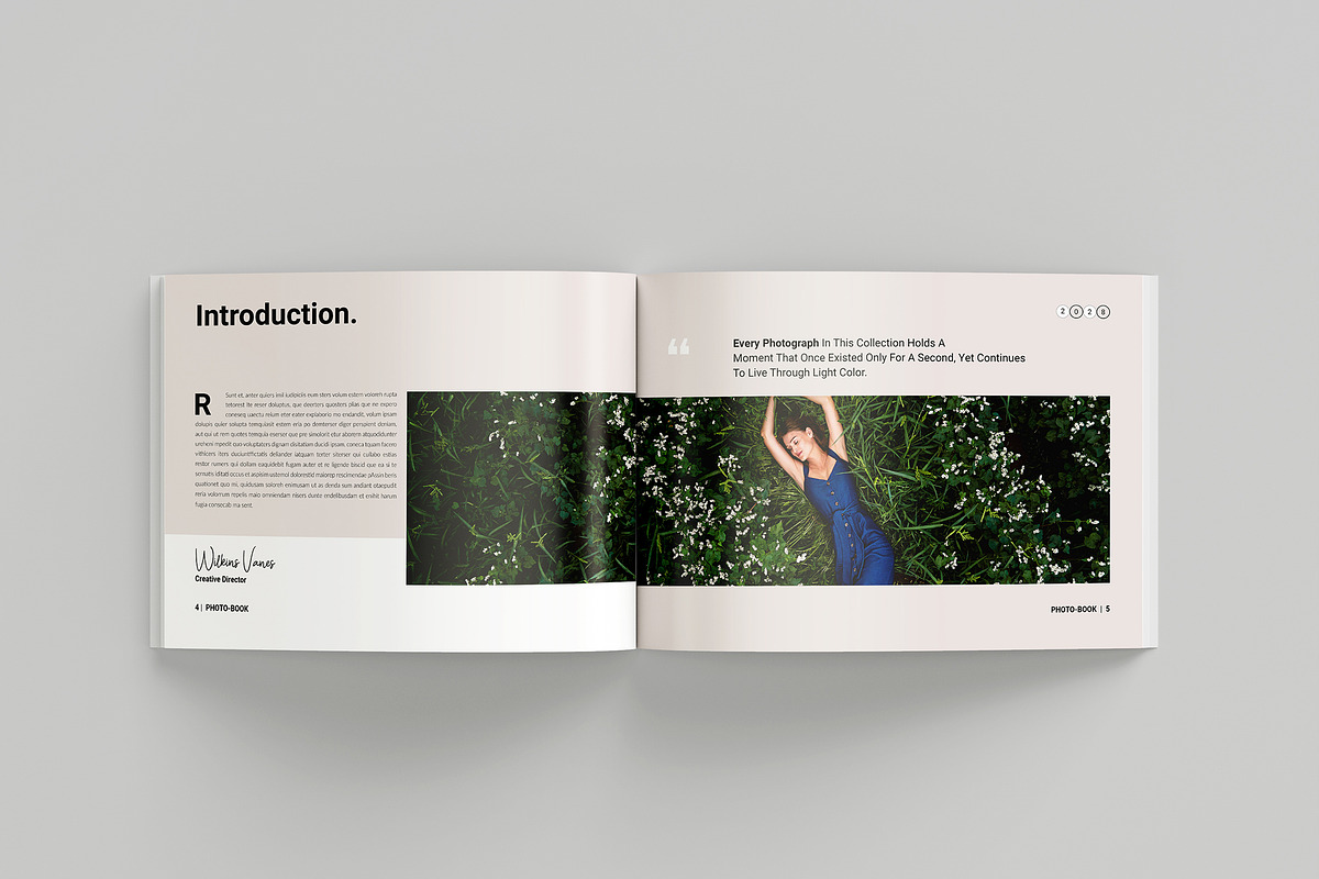 Fashion Photobook & Portfolio, a Magazine Template by Spark_Creative (Photo 3 of 13)