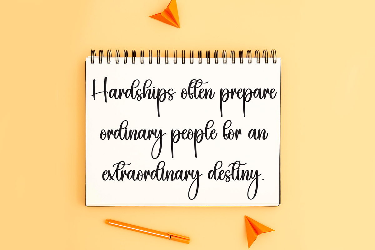 Strawberry | Script Font, a Handwritten Font by Scratchones (Photo 3 of 9)