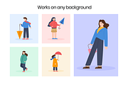 Winter Character Set, a Duotone Icon by Brickclay (Thumbnail 3 of 5)