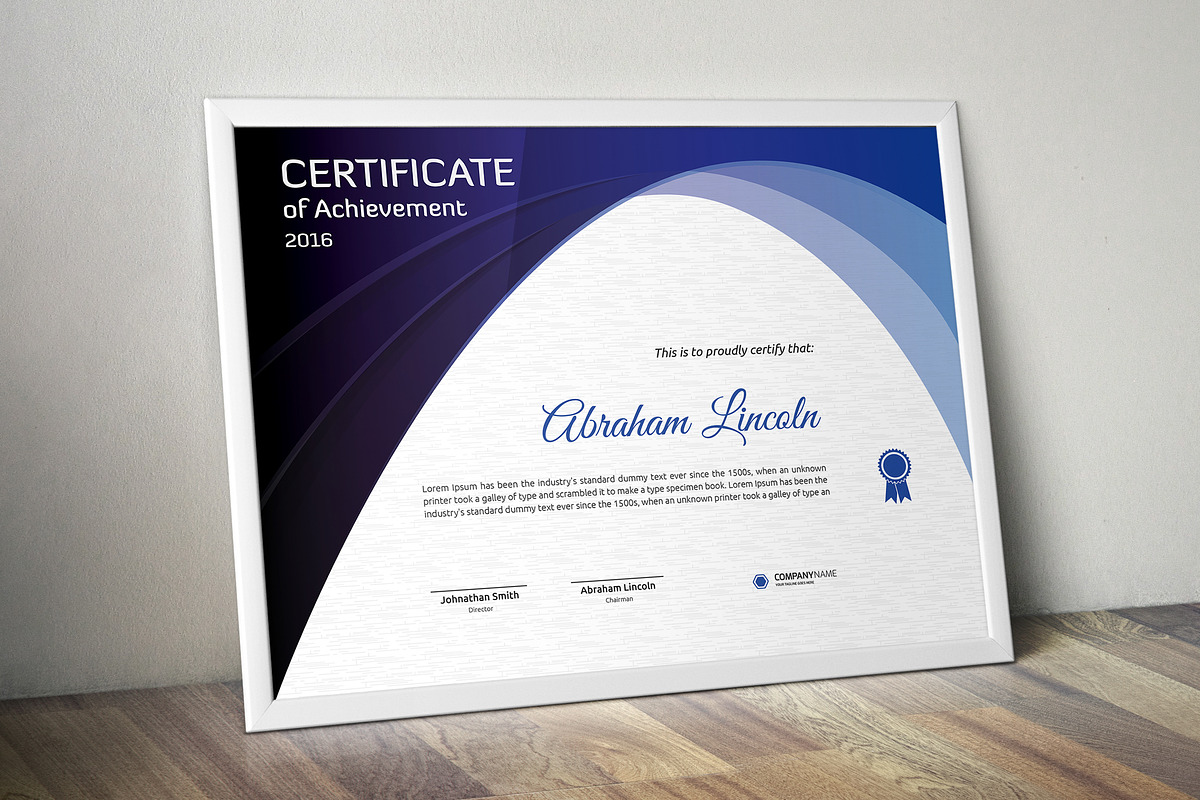 Certificate Word | PSD | AI, a Stationery Template by Curve Design (Photo 1 of 3)