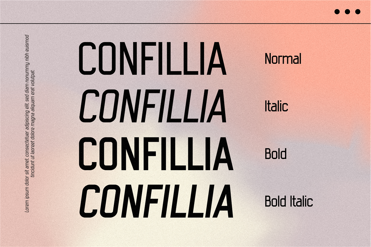 Confillia Sans Serif, a Sans Serif Font by 24Design Studios (Photo 7 of 7)