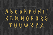 Mortem - Death Metal Font, a Symbol Font by Masyafi Studio (Thumbnail 2 of 9)
