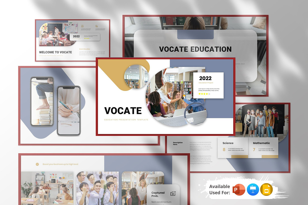 Vocate Presentation Template, a Presentation Template by Analogous Temp (Photo 1 of 5)