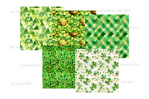 St. Patricks Day Digital Paper