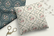 Vintage wallpaper pattern background, a Pattern Graphic by Cozy pattern shop (Thumbnail 8 of 12)