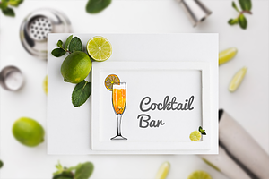 Watercolor Coktail Clipart , Png