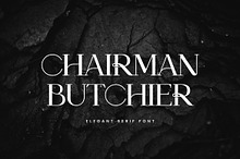 Chairman Butchier Elegant Serif Font