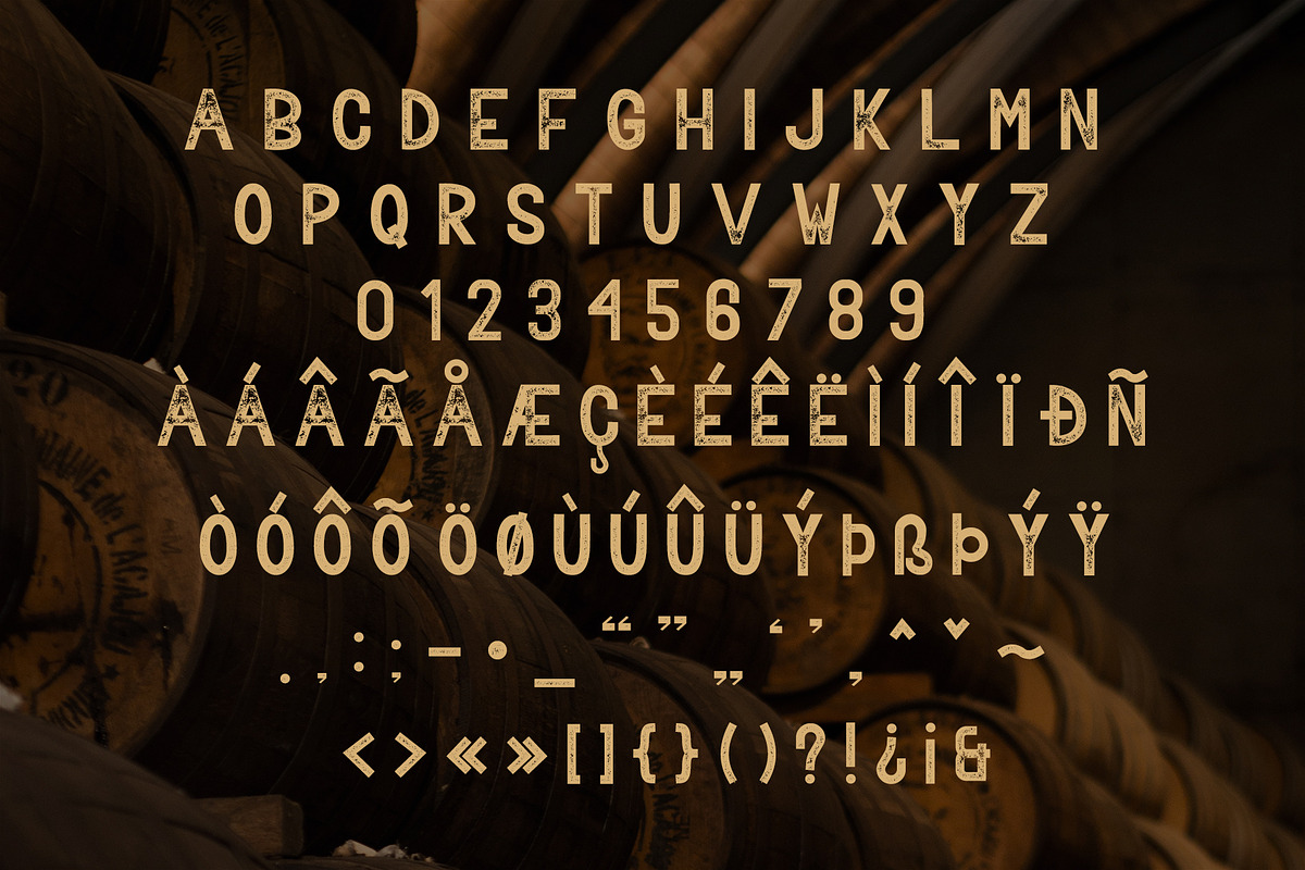 Bavalor - All Caps Font Family preview 8