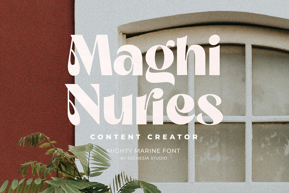 Mighty Marine, a Sans Serif Font by zeenesia (Photo 14 of 24)