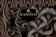 Patterns modern backgrounds Art Deco, a Pattern Graphic by Futurel (Thumbnail 1 of 5)