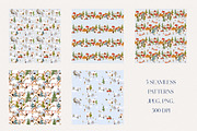 Christmas winter houses clipart, an Animal Illustration by LukaJreym (Thumbnail 11 of 15)