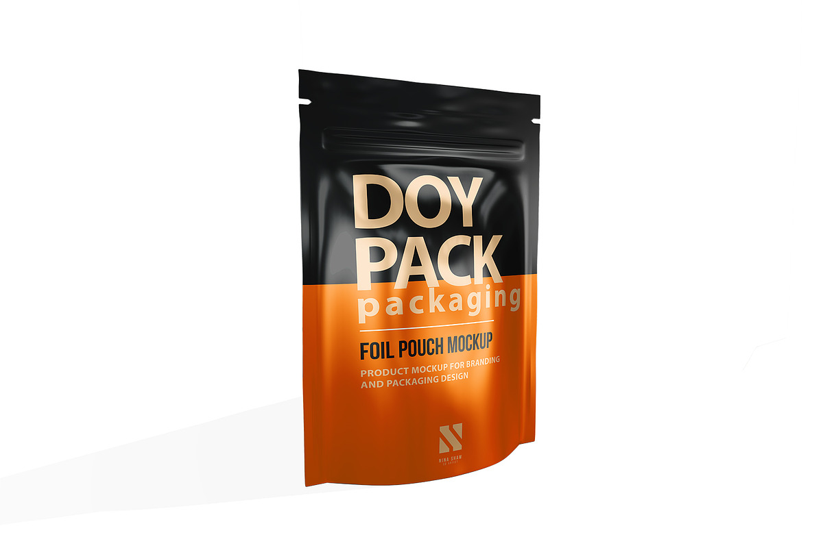Doypack Pouch Mockup, a Cups & Container Mockup by Nina Shaw (Photo 3 of 10)