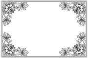Floral Laser Cut Frame Set, an Illustration by jahid234 (Thumbnail 5 of 9)