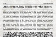 Vintage InDesign Newspaper Template, a Flyer Template by Newspaper Templates (Thumbnail 7 of 12)