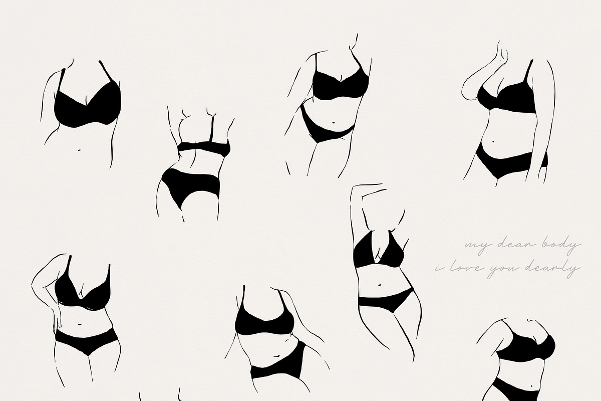 Curves My Love - Women Collection, a Person Illustration by Backyard Rose (Photo 4 of 18)