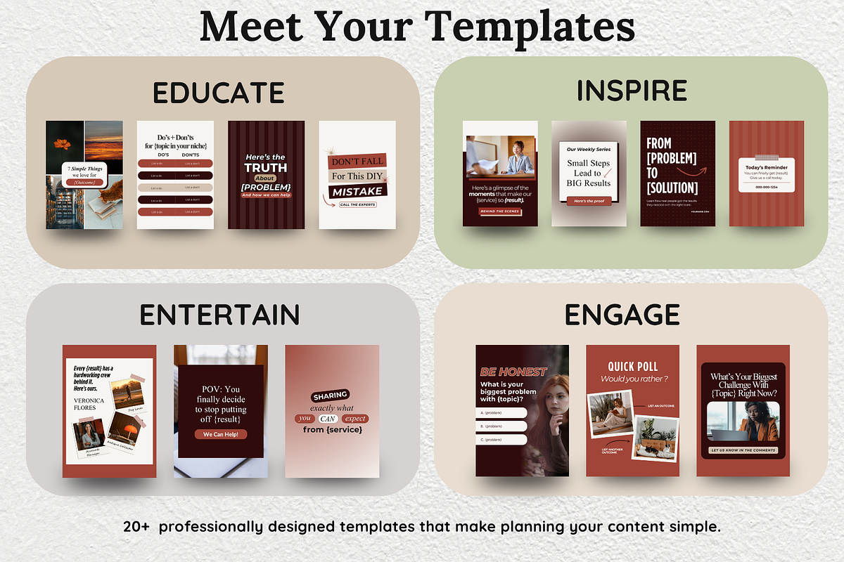 Social Media Content Bundle, a Social Media Template by gooddogcreativeco (Photo 3 of 12)