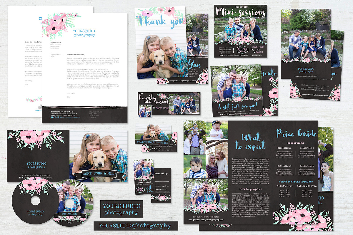 Marketing Set | Family Adventures, a Presentation Template by Sleeklens (Photo 3 of 4)