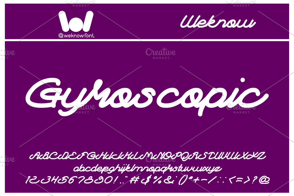 Autopilot font, a Script Font by weknow (Photo 3 of 5)
