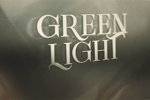 Green Light - Vintage Style Font