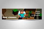 Youtube Mine Channel Art, a Social Media Template by FrancoShop (Thumbnail 4 of 7)