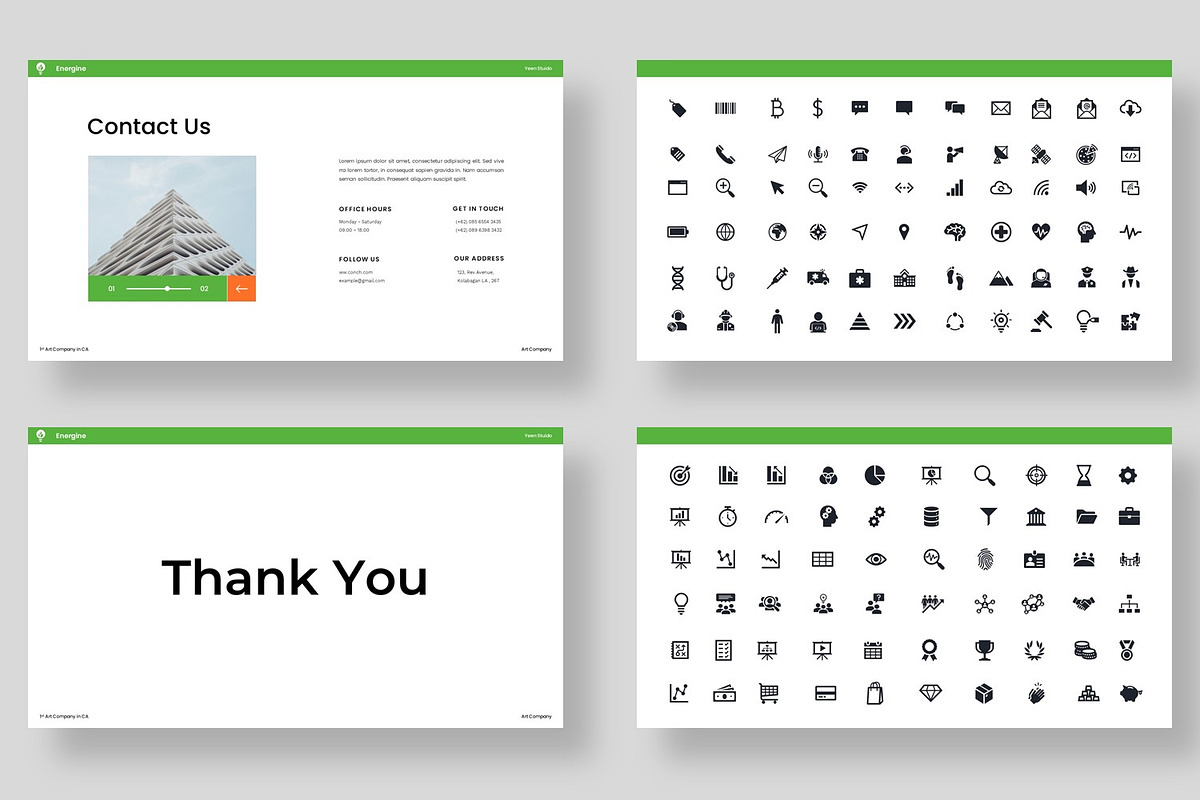 Energine - Solar & Renewable Energy, a Presentation Template by BumbleGraph Studio (Photo 7 of 9)