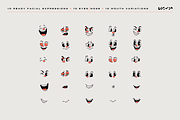 Sports Retro Mascot Creator Pack, a Sport Illustration by LEONFABRIPRO (Thumbnail 8 of 17)