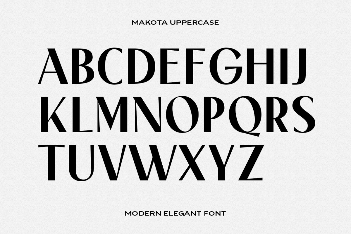 Makota Modern Font, a Sans Serif Font by Yukita Creative (Photo 6 of 9)