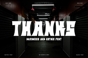 Joguc Regus - Darkness Font, a Blackletter Font by QR Design Studio (Thumbnail 6 of 6)