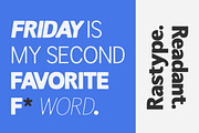Readant Normal - Family Font, a Sans Serif Font by Rastype (Thumbnail 3 of 10)