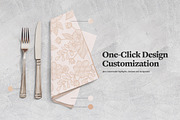 Linen Napkin Mockup, a Graphic by rebrandy (Thumbnail 2 of 6)