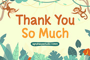Monkey Kids - A Playful Font, a Sans Serif Font by agnyhasyastudio (Thumbnail 11 of 11)